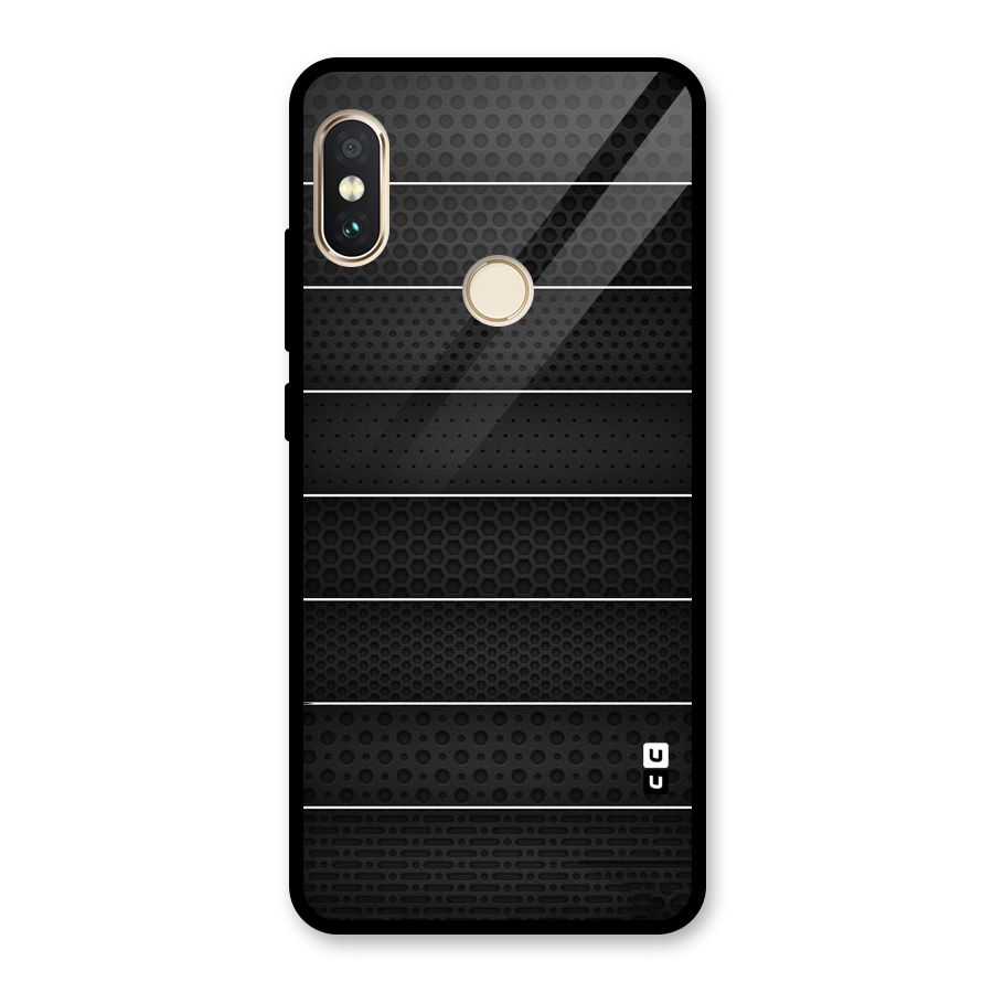 Concrete Stripes Glass Back Case for Redmi Note 5 Pro