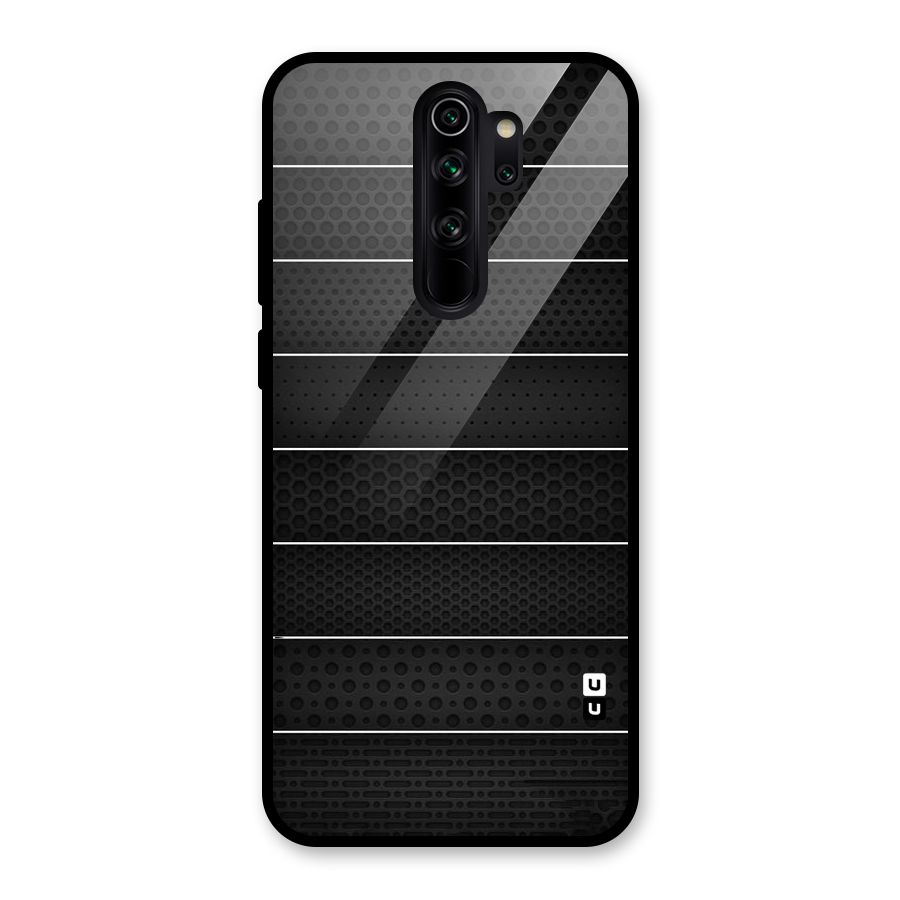 Concrete Stripes Glass Back Case for Redmi Note 8 Pro