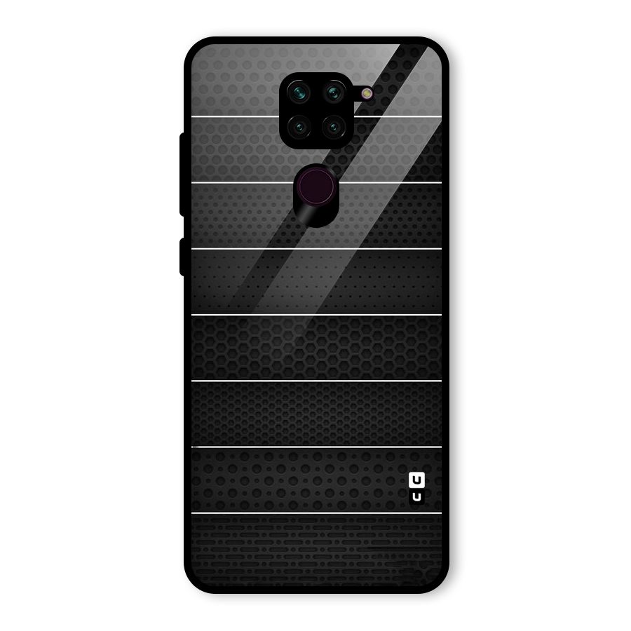 Concrete Stripes Glass Back Case for Redmi Note 9
