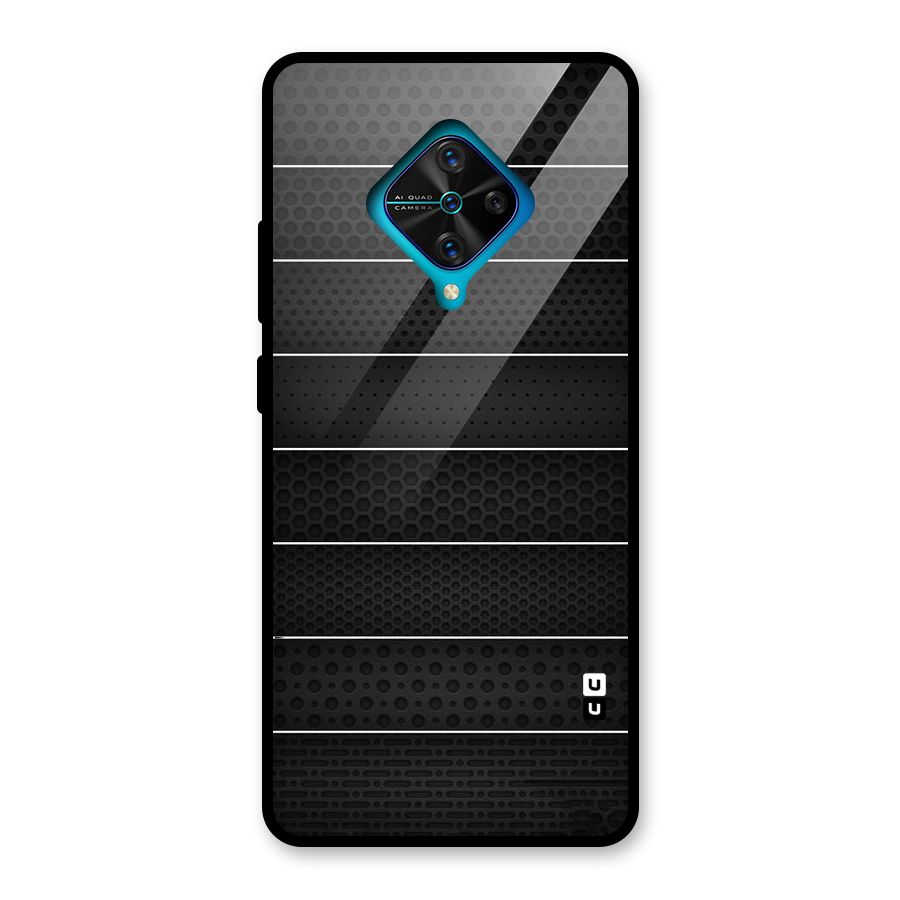 Concrete Stripes Glass Back Case for Vivo S1 Pro