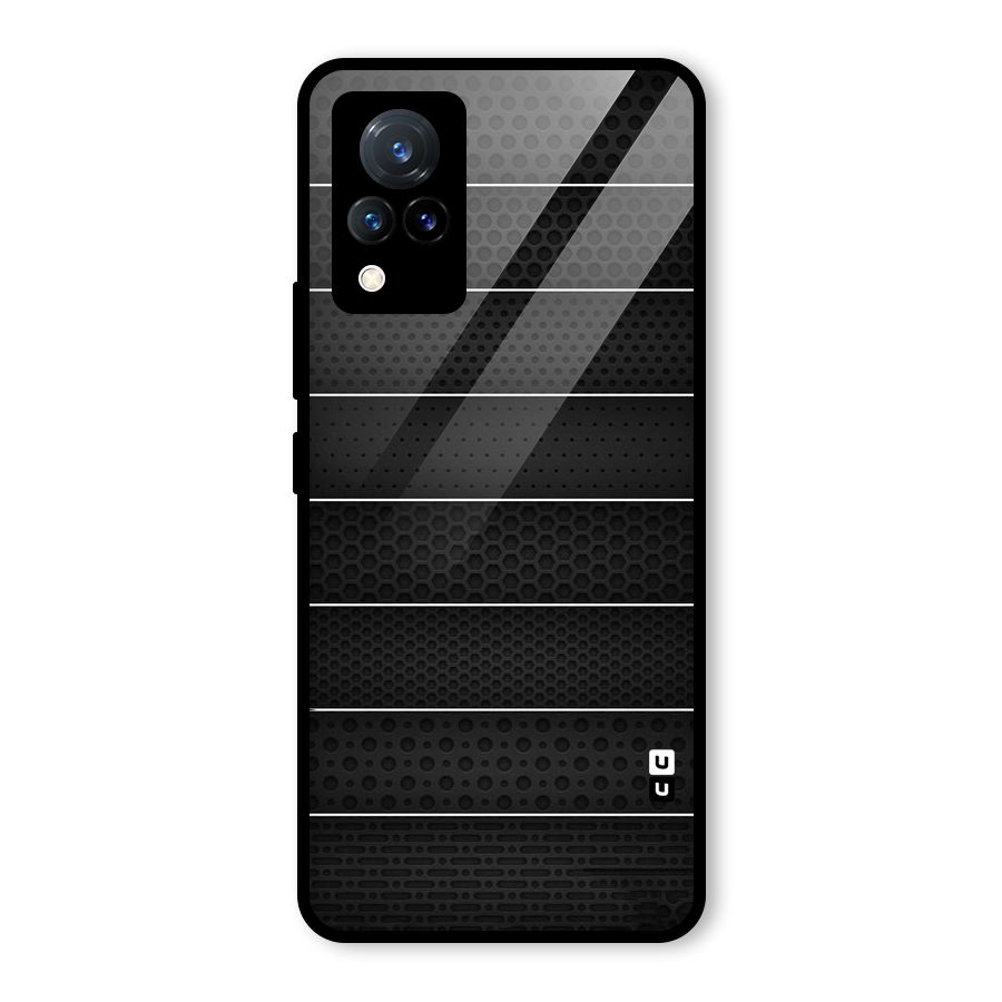 Concrete Stripes Glass Back Case for Vivo V21 5G
