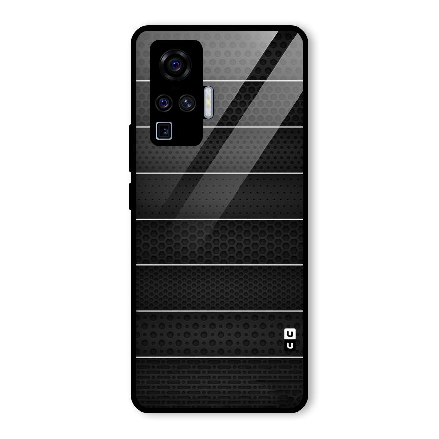 Concrete Stripes Glass Back Case for Vivo X50 Pro