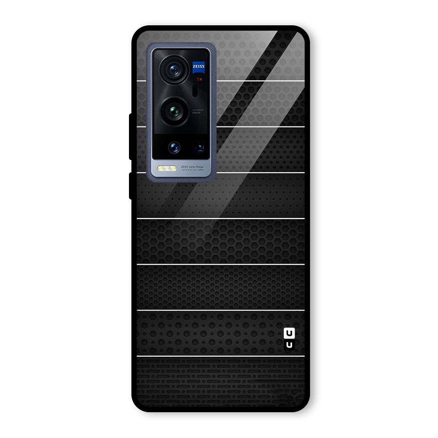 Concrete Stripes Glass Back Case for Vivo X60 Pro Plus
