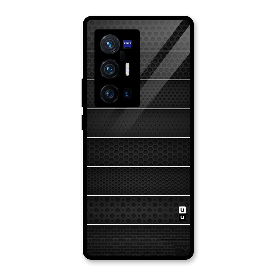 Concrete Stripes Glass Back Case for Vivo X70 Pro Plus