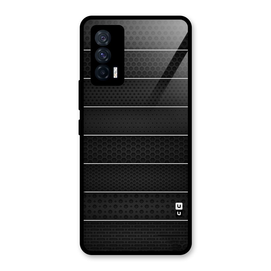 Concrete Stripes Glass Back Case for Vivo iQOO 7 5G