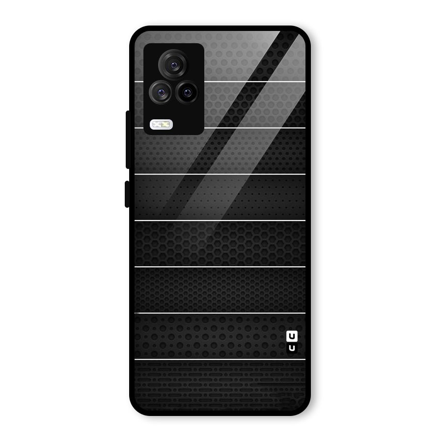 Concrete Stripes Glass Back Case for Vivo iQOO 7 Legend 5G
