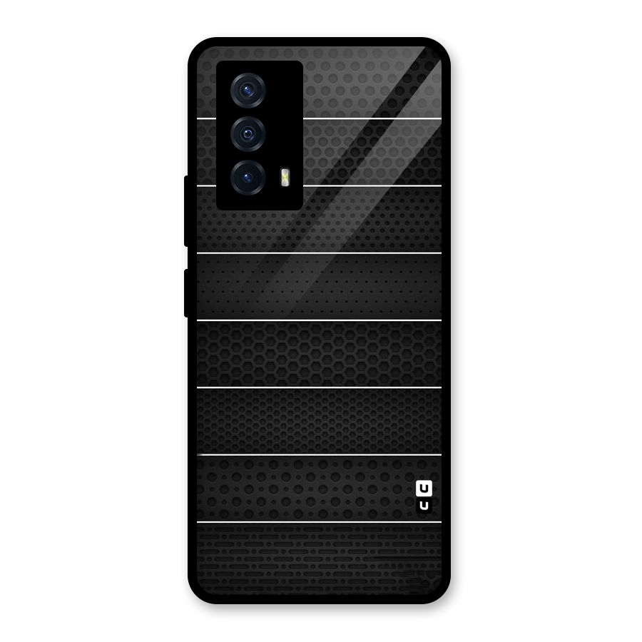 Concrete Stripes Glass Back Case for Vivo iQOO Z5