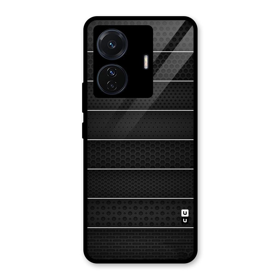 Concrete Stripes Glass Back Case for Vivo iQOO Z6 Pro