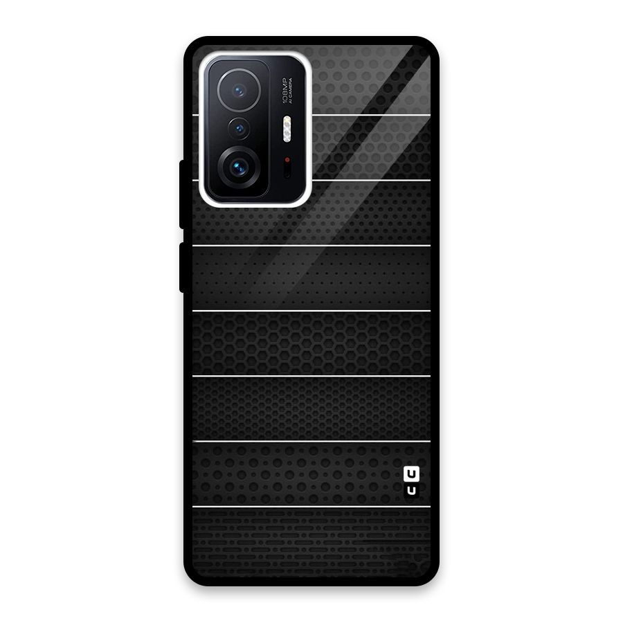 Concrete Stripes Glass Back Case for Xiaomi 11T Pro