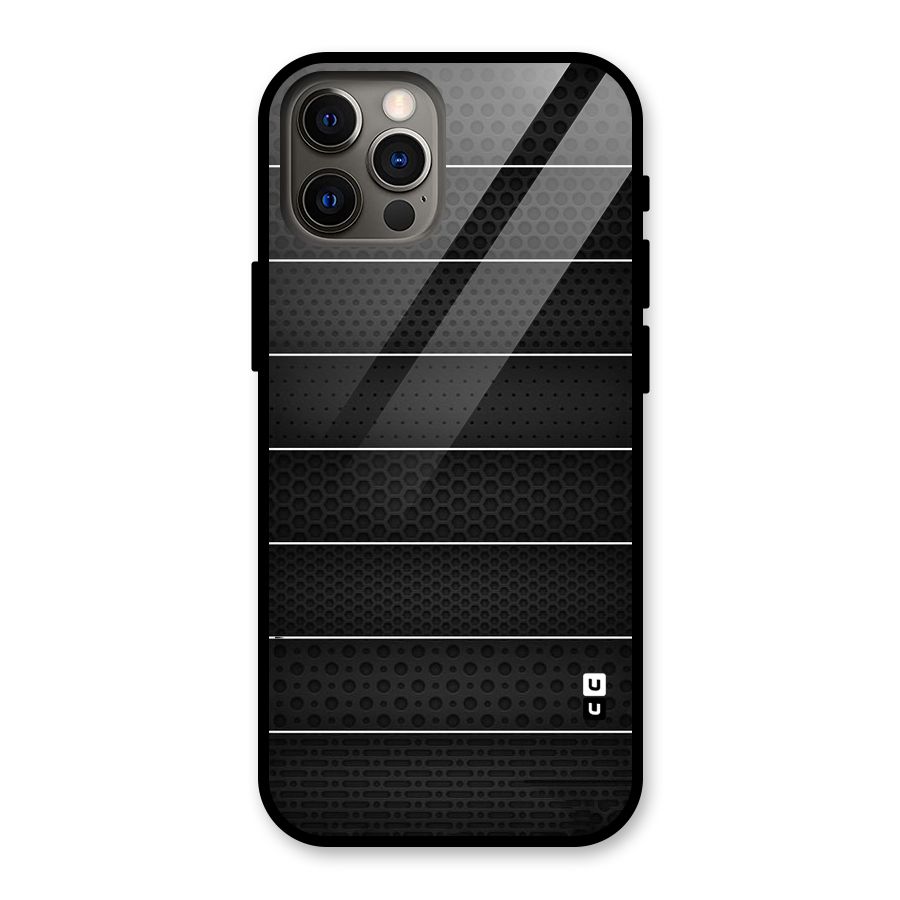Concrete Stripes Glass Back Case for iPhone 12 Pro
