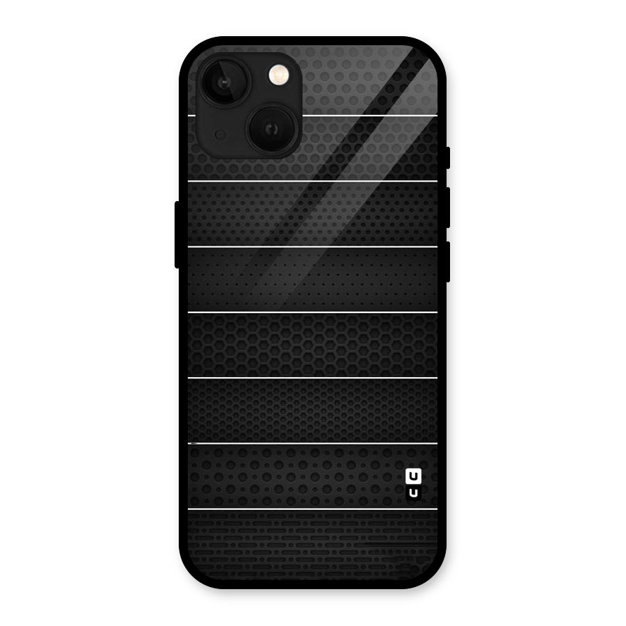 Concrete Stripes Glass Back Case for iPhone 13
