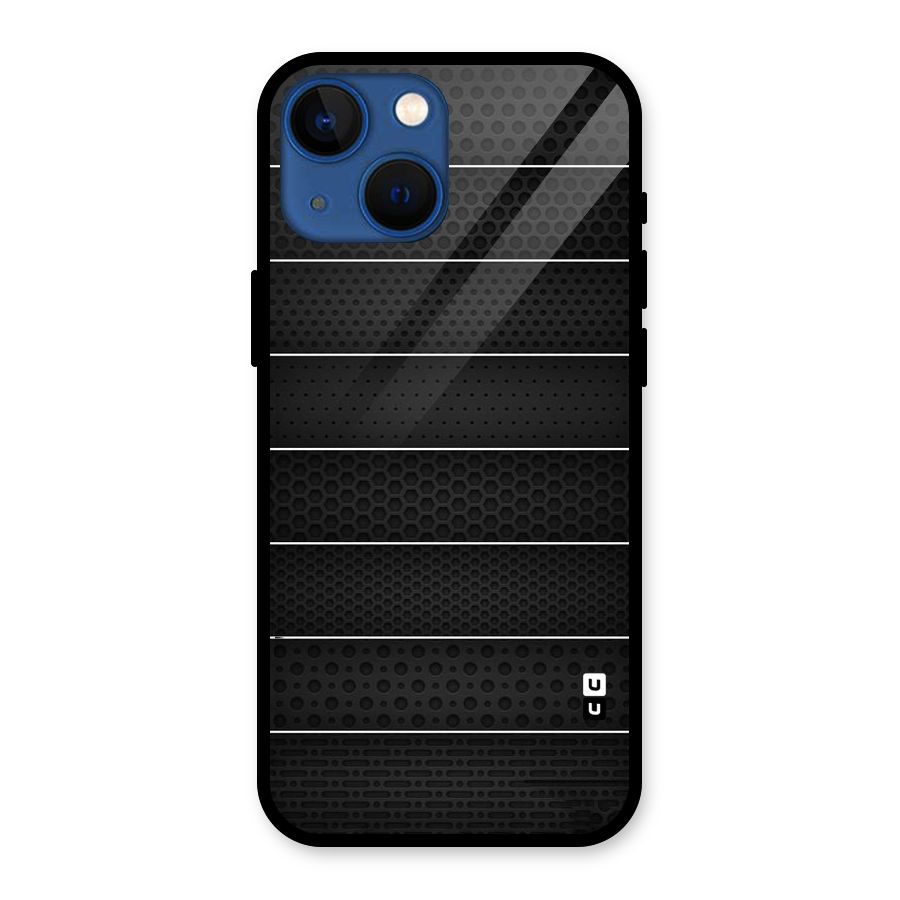 Concrete Stripes Glass Back Case for iPhone 13 Mini