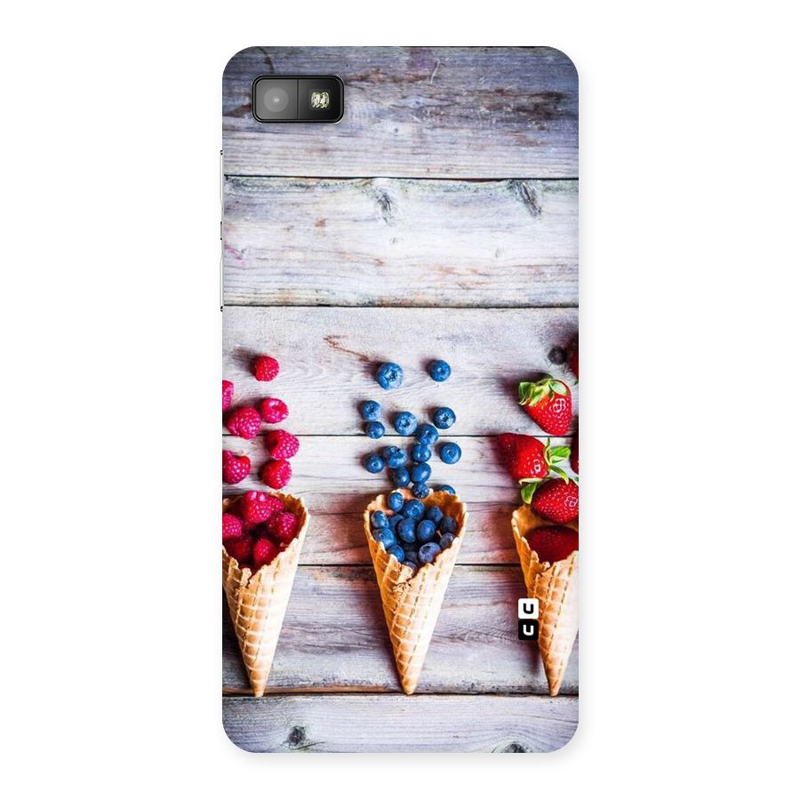 Cone Fruits Design Back Case for Blackberry Z10