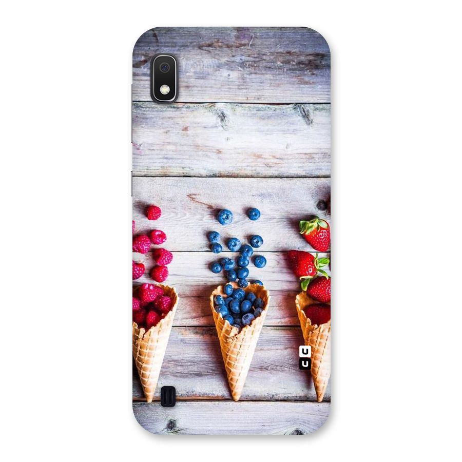 Cone Fruits Design Back Case for Galaxy A10