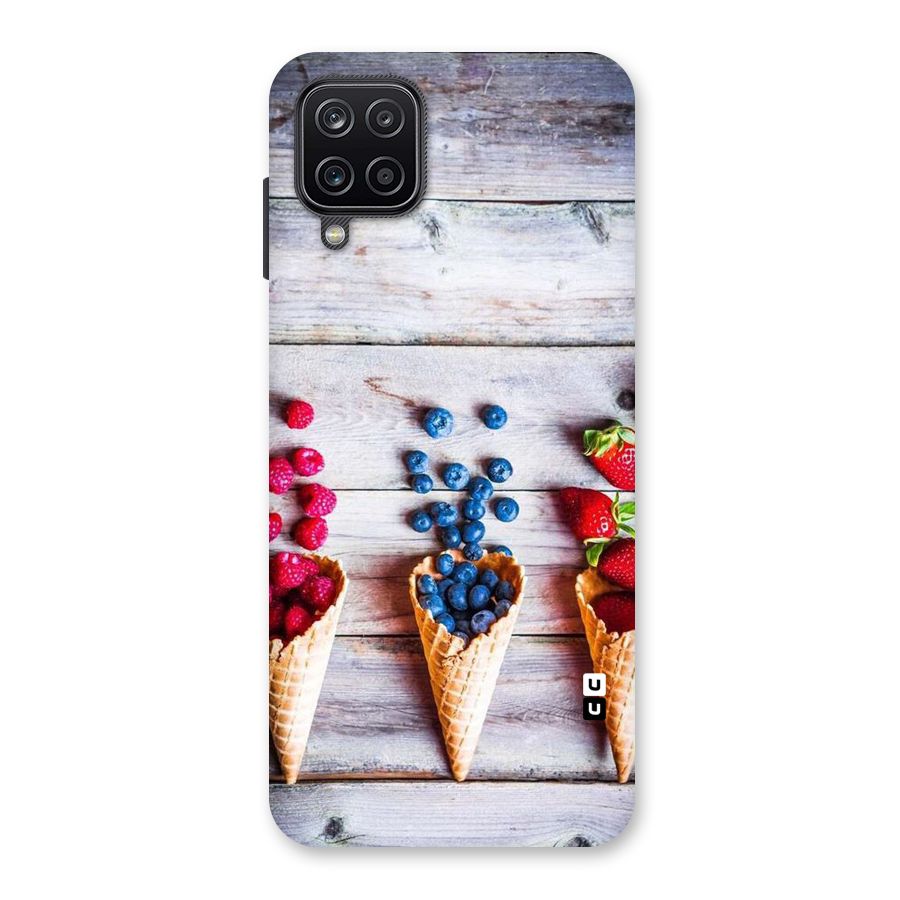 Cone Fruits Design Back Case for Galaxy A12