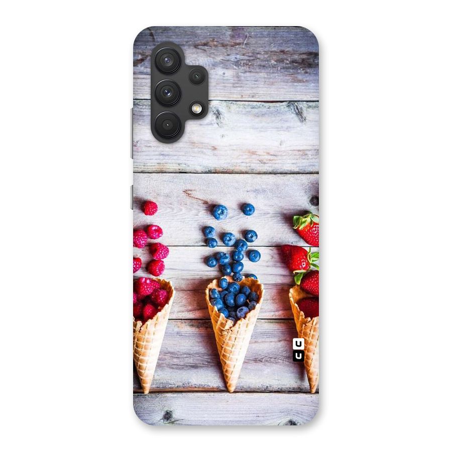 Cone Fruits Design Back Case for Galaxy A32