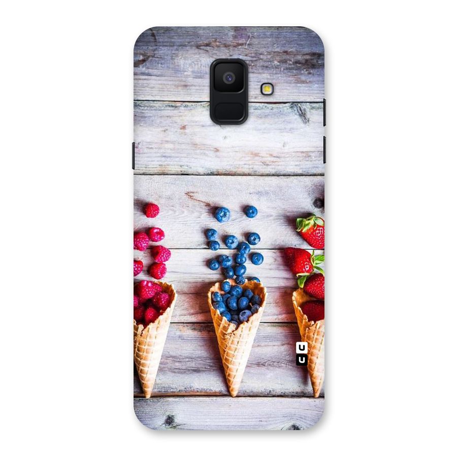 Cone Fruits Design Back Case for Galaxy A6 (2018)