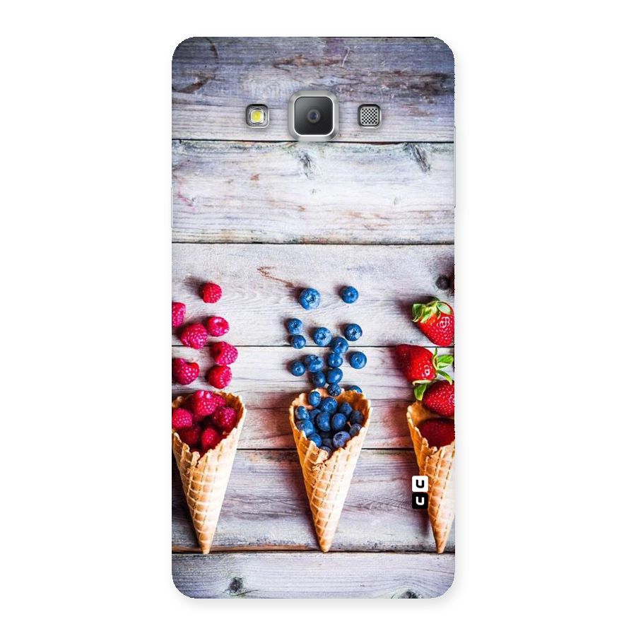 Cone Fruits Design Back Case for Galaxy A7