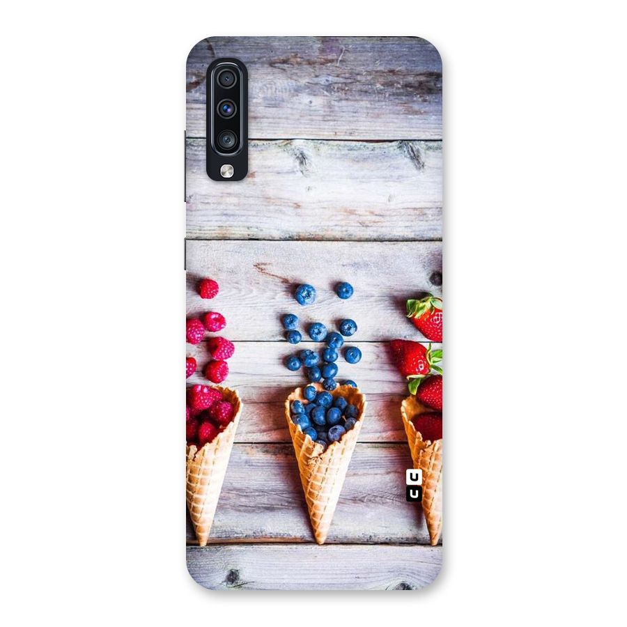 Cone Fruits Design Back Case for Galaxy A70