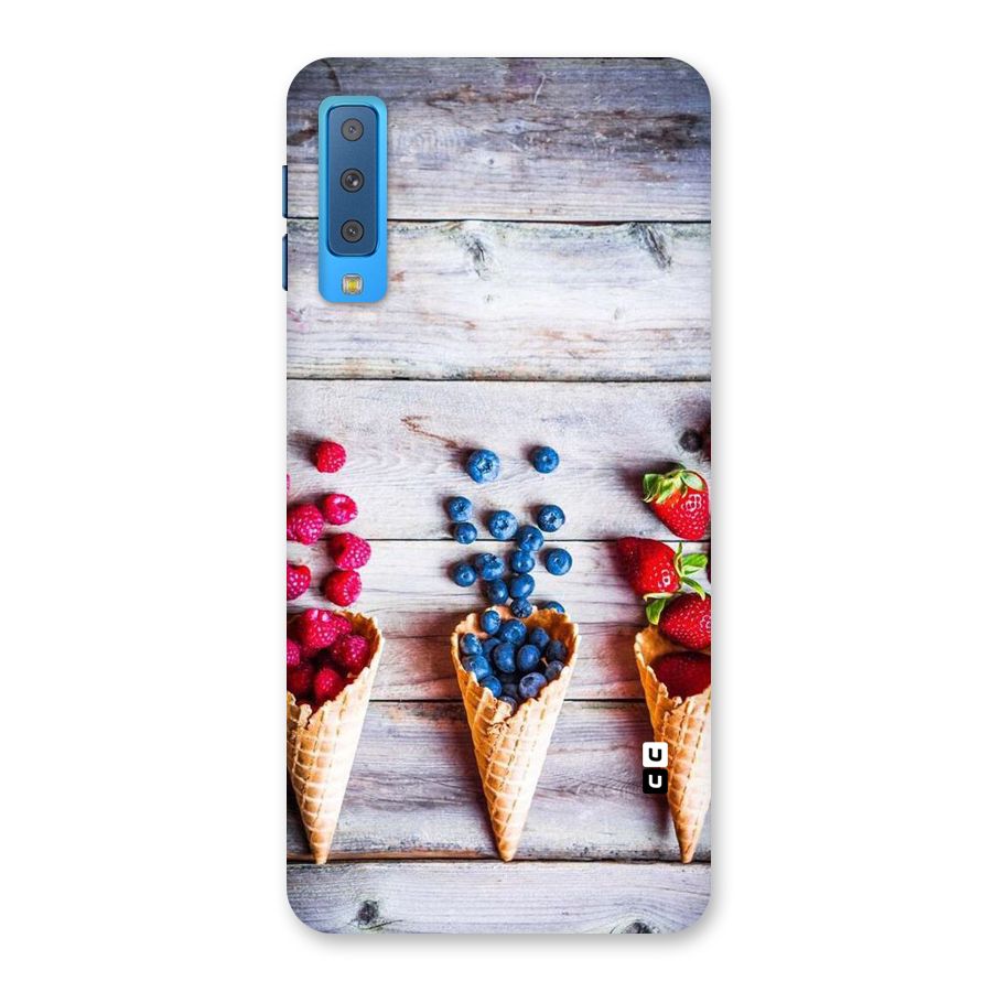 Cone Fruits Design Back Case for Galaxy A7 (2018)