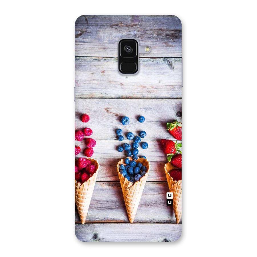 Cone Fruits Design Back Case for Galaxy A8 Plus