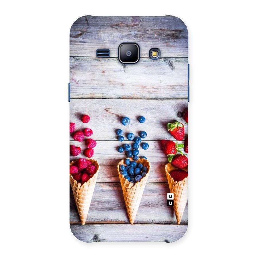 Cone Fruits Design Back Case for Galaxy J1