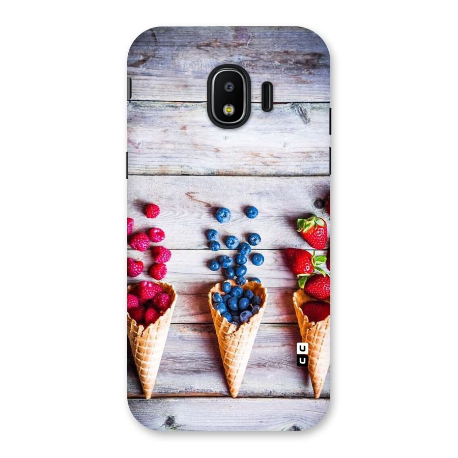 Cone Fruits Design Back Case for Galaxy J2 Pro 2018