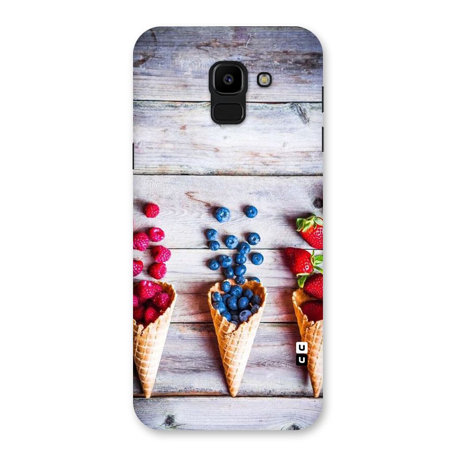 Cone Fruits Design Back Case for Galaxy J6