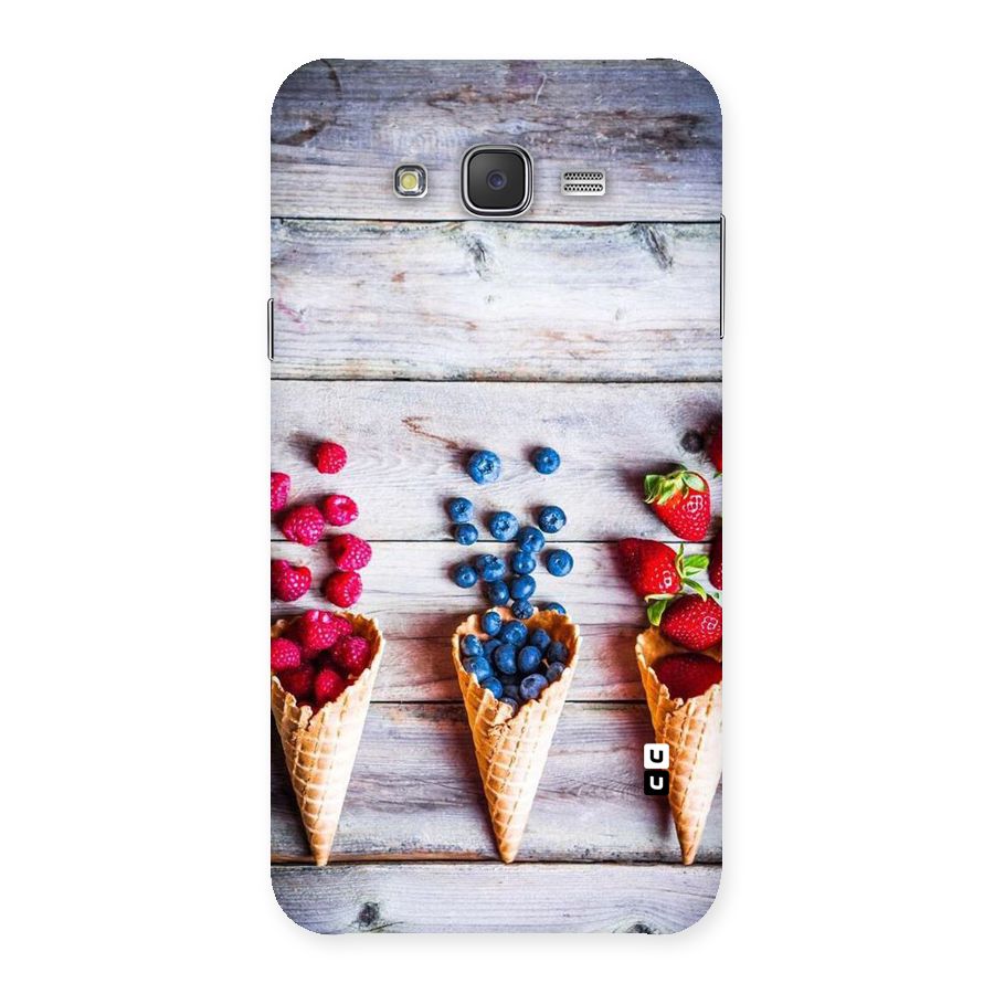 Cone Fruits Design Back Case for Galaxy J7