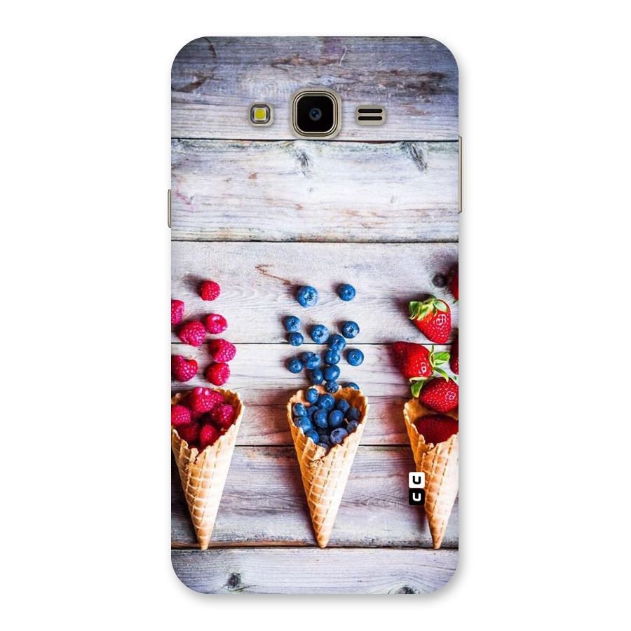 Cone Fruits Design Back Case for Galaxy J7 Nxt
