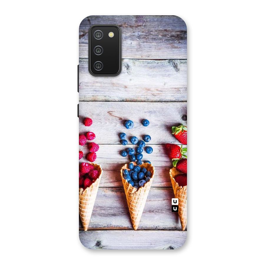 Cone Fruits Design Back Case for Galaxy M02s