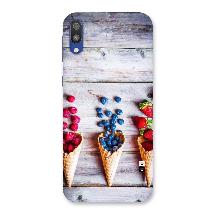 Cone Fruits Design Back Case for Galaxy M10