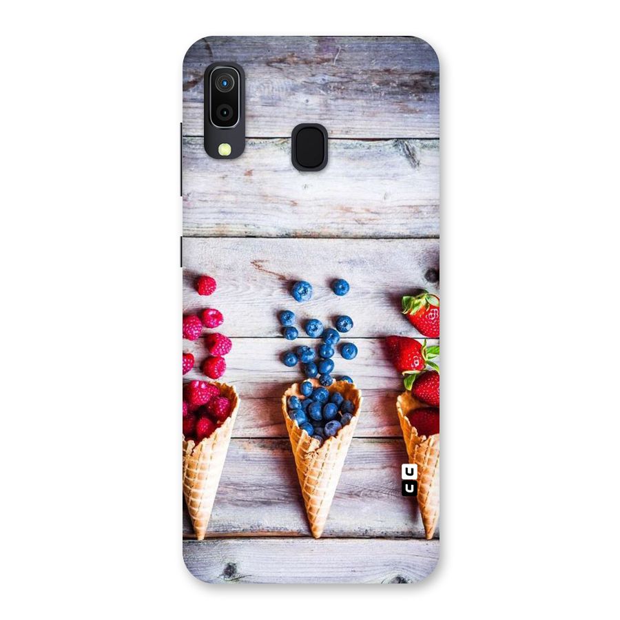 Cone Fruits Design Back Case for Galaxy M10s