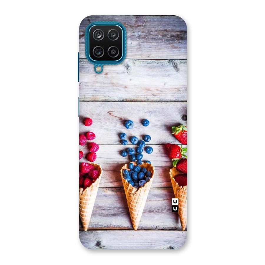 Cone Fruits Design Back Case for Galaxy M12