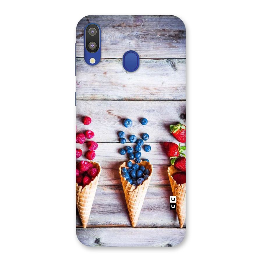 Cone Fruits Design Back Case for Galaxy M20