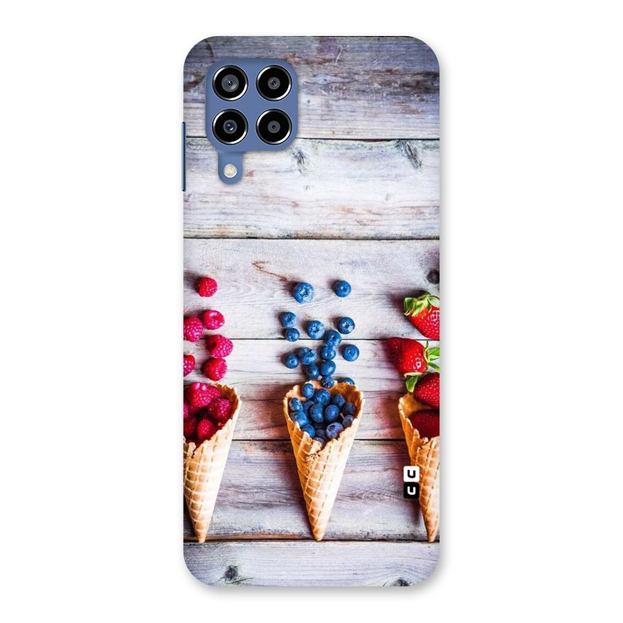 Cone Fruits Design Back Case for Galaxy M53 5G