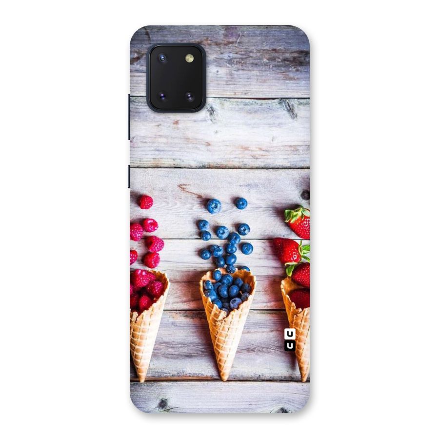 Cone Fruits Design Back Case for Galaxy Note 10 Lite