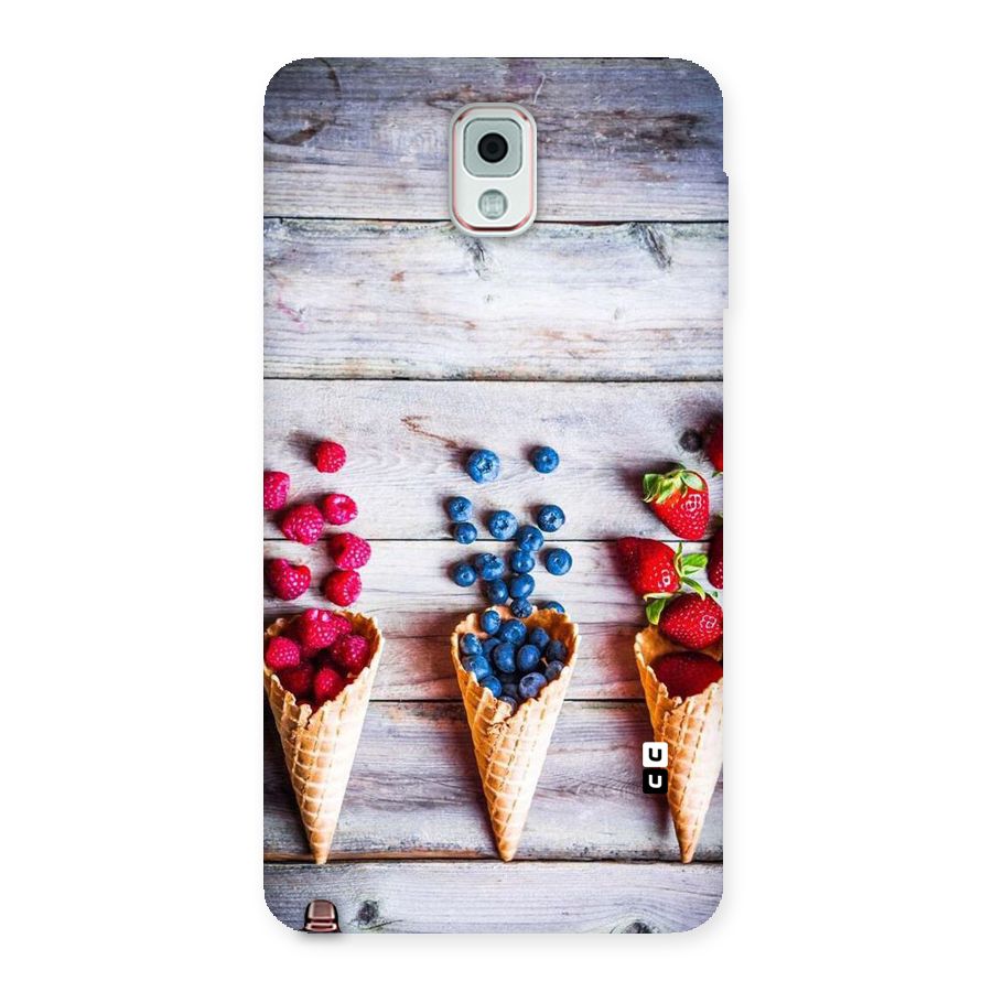 Cone Fruits Design Back Case for Galaxy Note 3