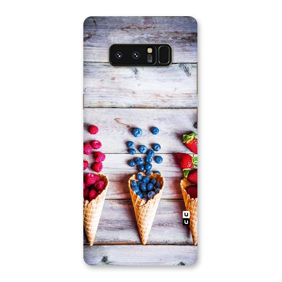 Cone Fruits Design Back Case for Galaxy Note 8