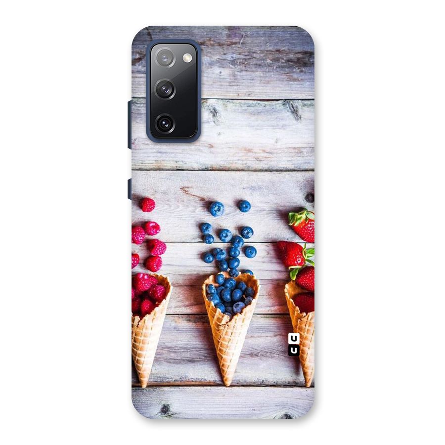 Cone Fruits Design Back Case for Galaxy S20 FE