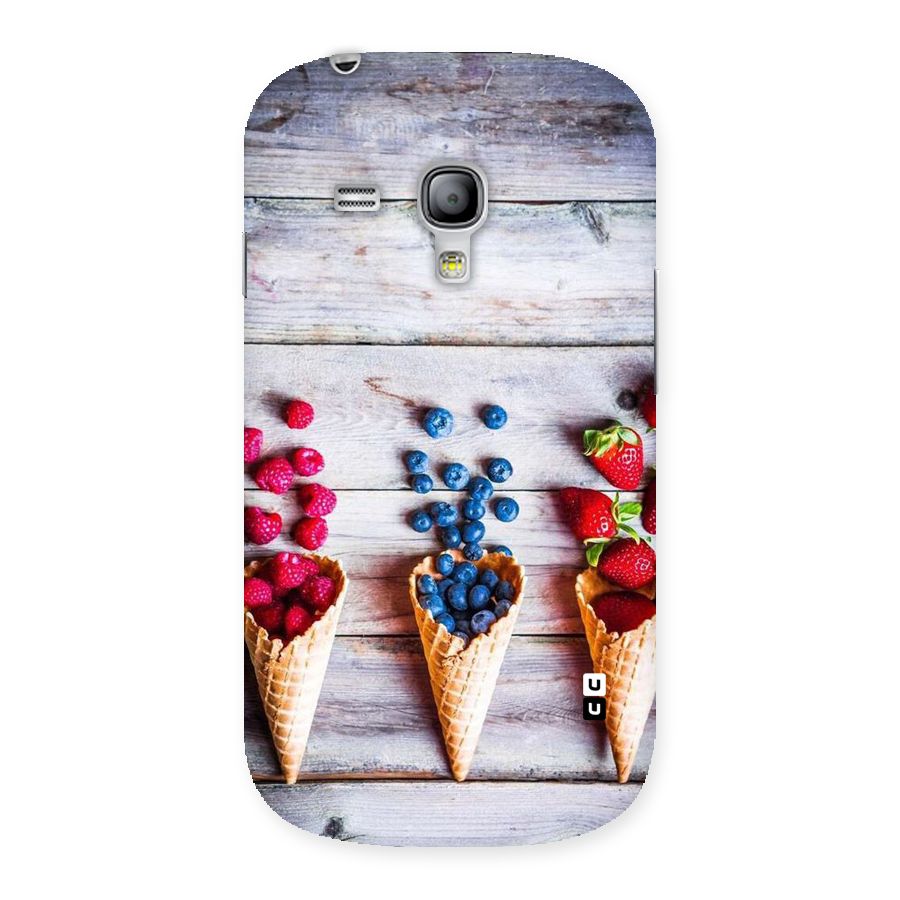 Cone Fruits Design Back Case for Galaxy S3 Mini