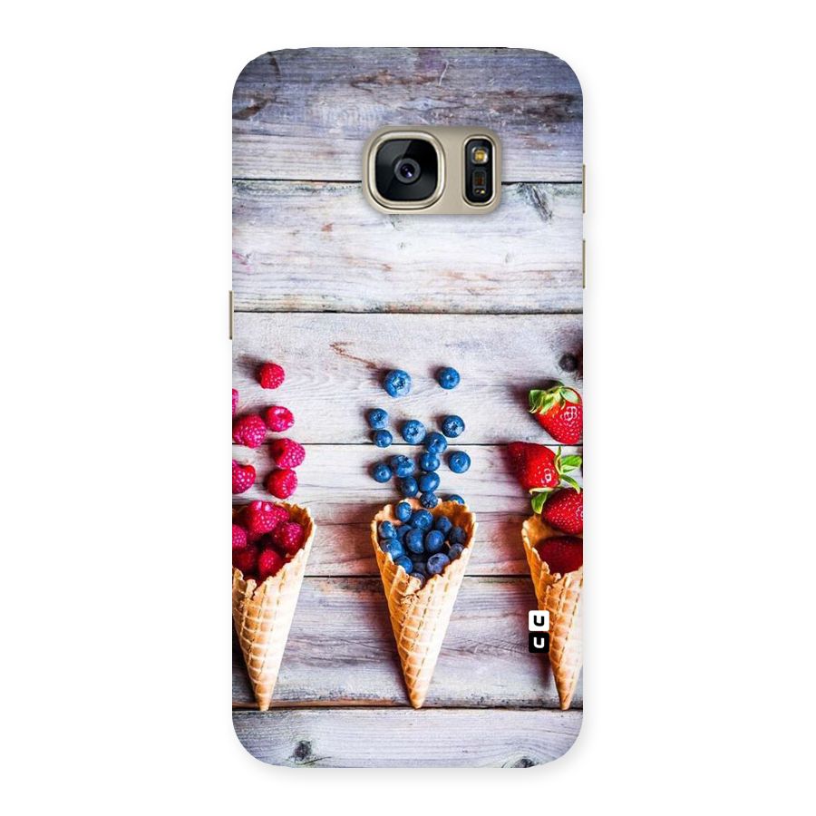 Cone Fruits Design Back Case for Galaxy S7