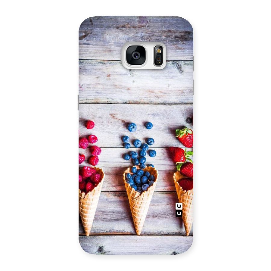 Cone Fruits Design Back Case for Galaxy S7 Edge