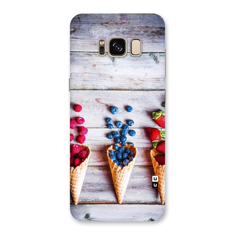 Cone Fruits Design Back Case for Galaxy S8