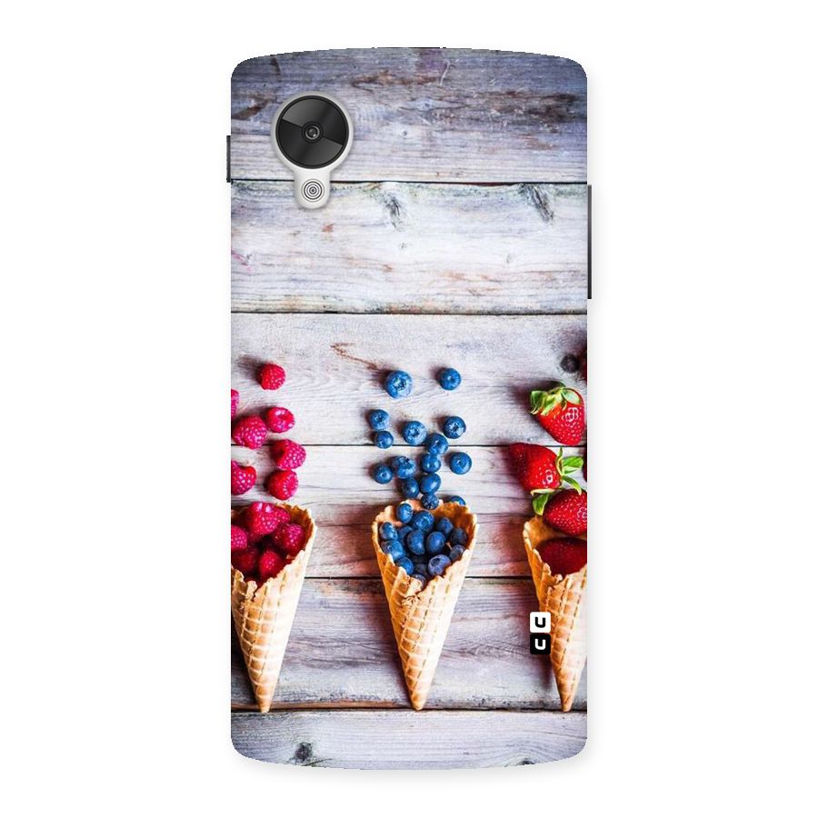 Cone Fruits Design Back Case for Google Nexsus 5