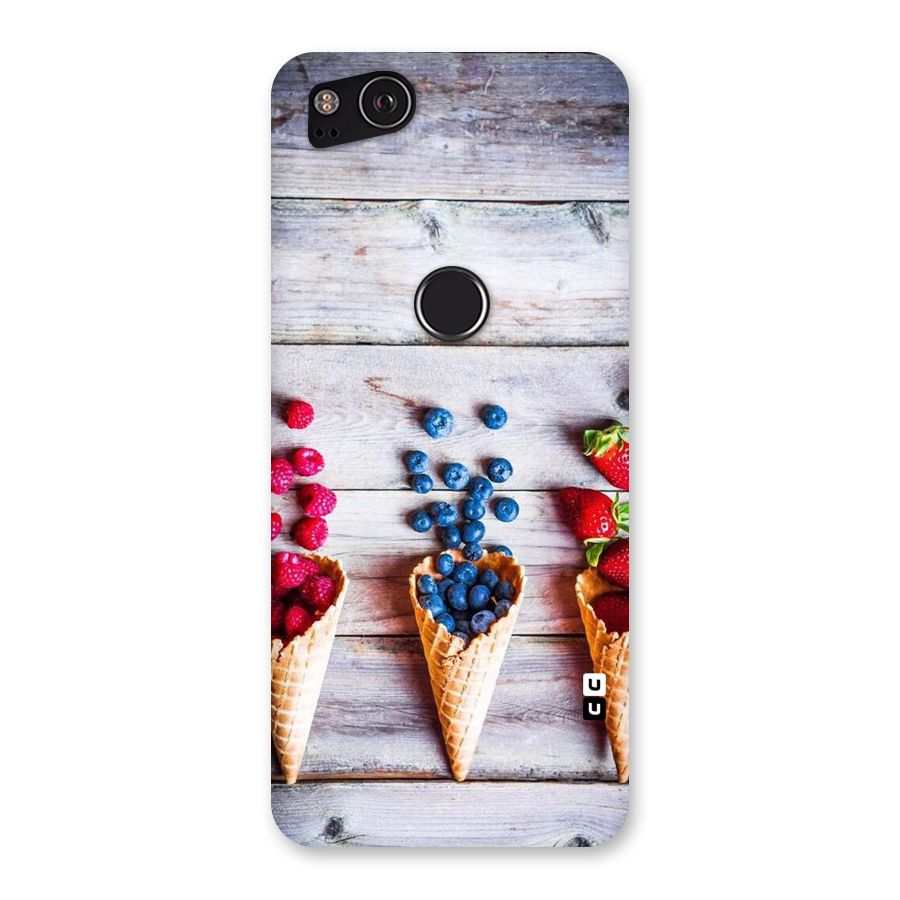 Cone Fruits Design Back Case for Google Pixel 2