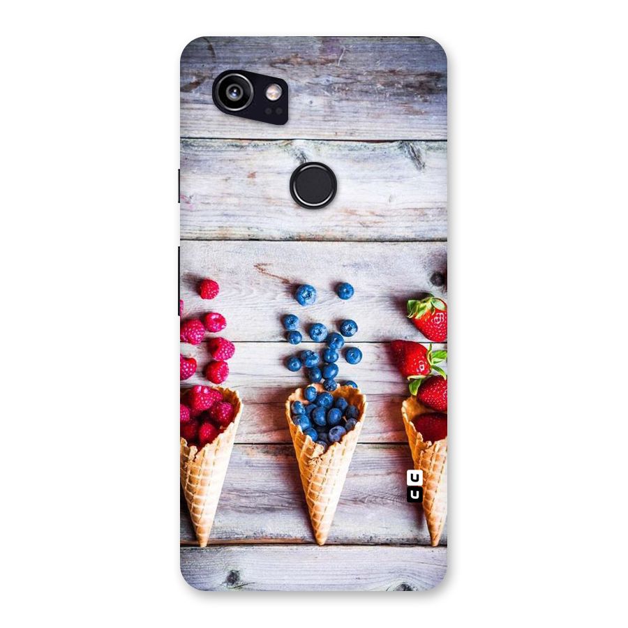 Cone Fruits Design Back Case for Google Pixel 2 XL
