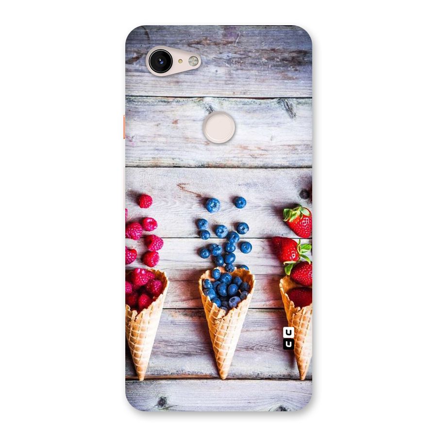 Cone Fruits Design Back Case for Google Pixel 3 XL