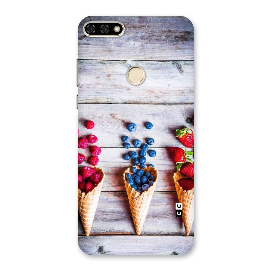 Cone Fruits Design Back Case for Honor 7A