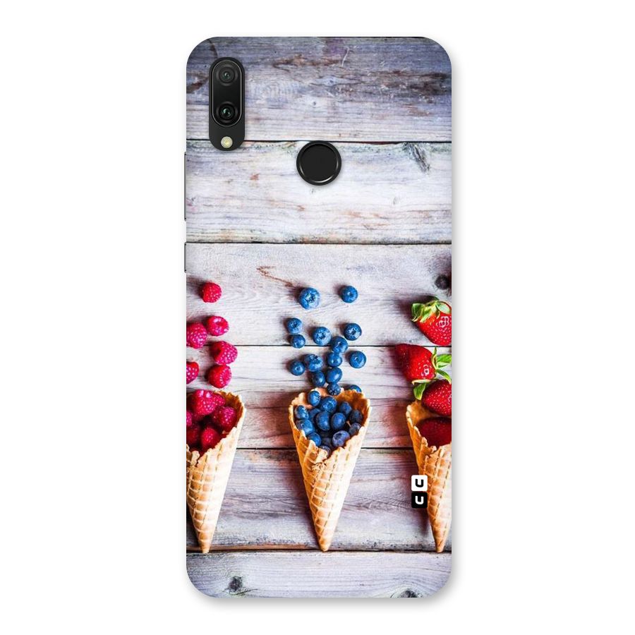 Cone Fruits Design Back Case for Huawei Y9 (2019)